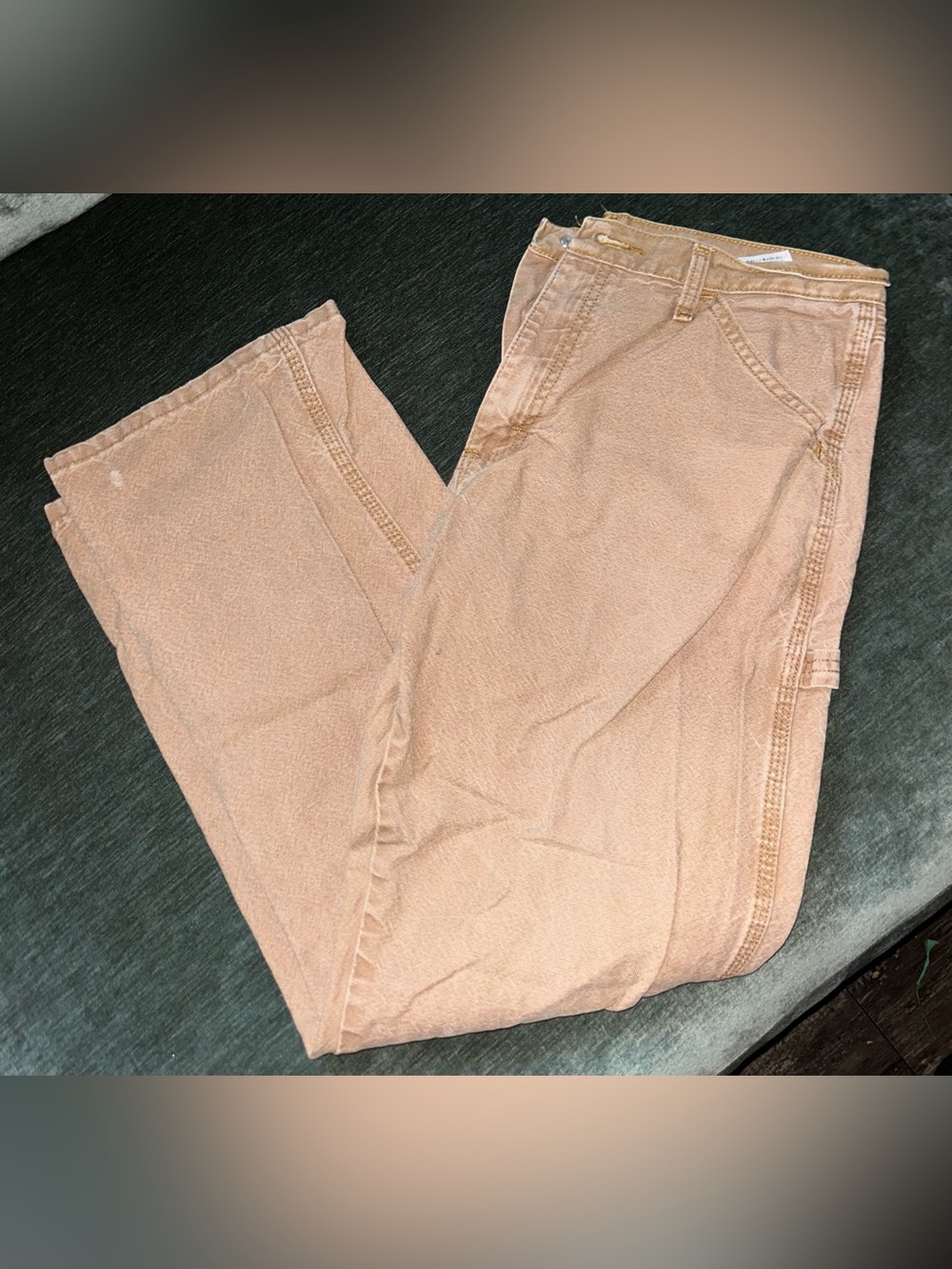 Men's Relaxed Fit Tan Jeans
